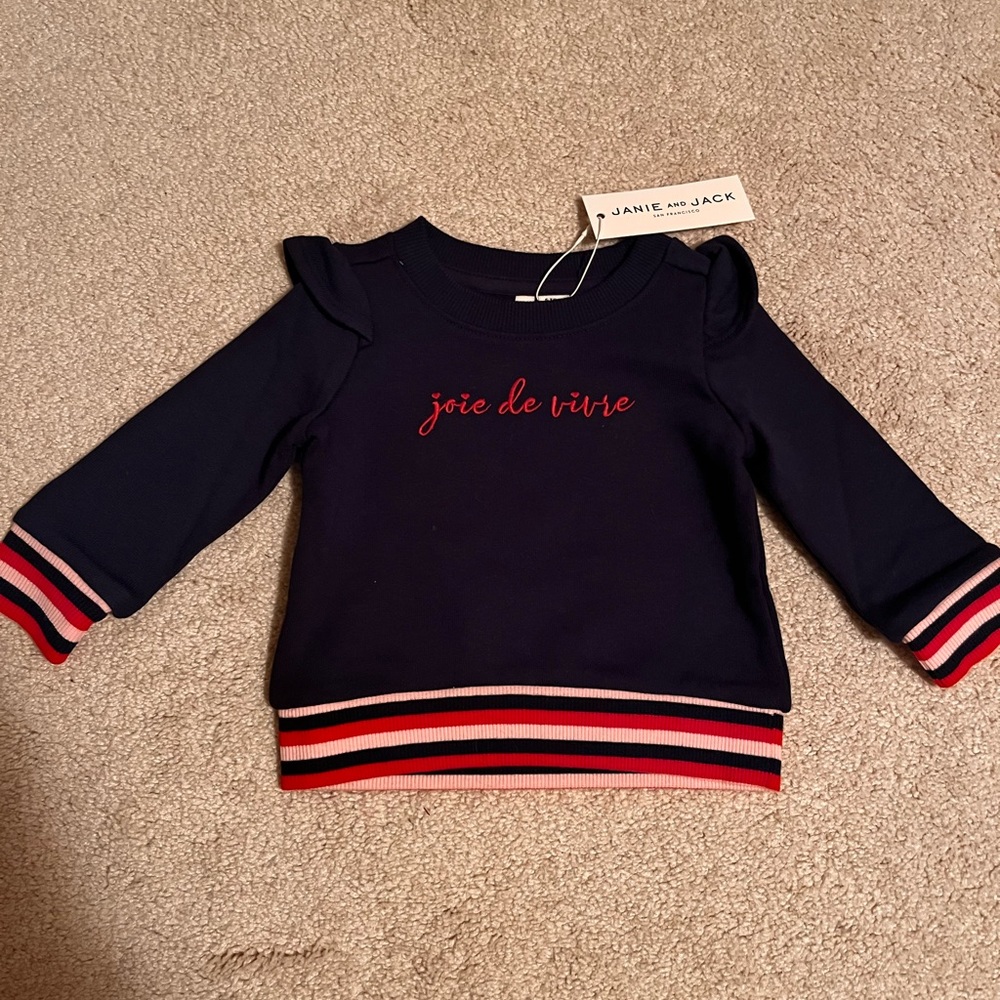 COPY - Janie and Jack embroidered sweatshirt